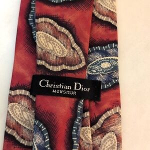 CHRISTIAN DIOR Men's Silk Necktie